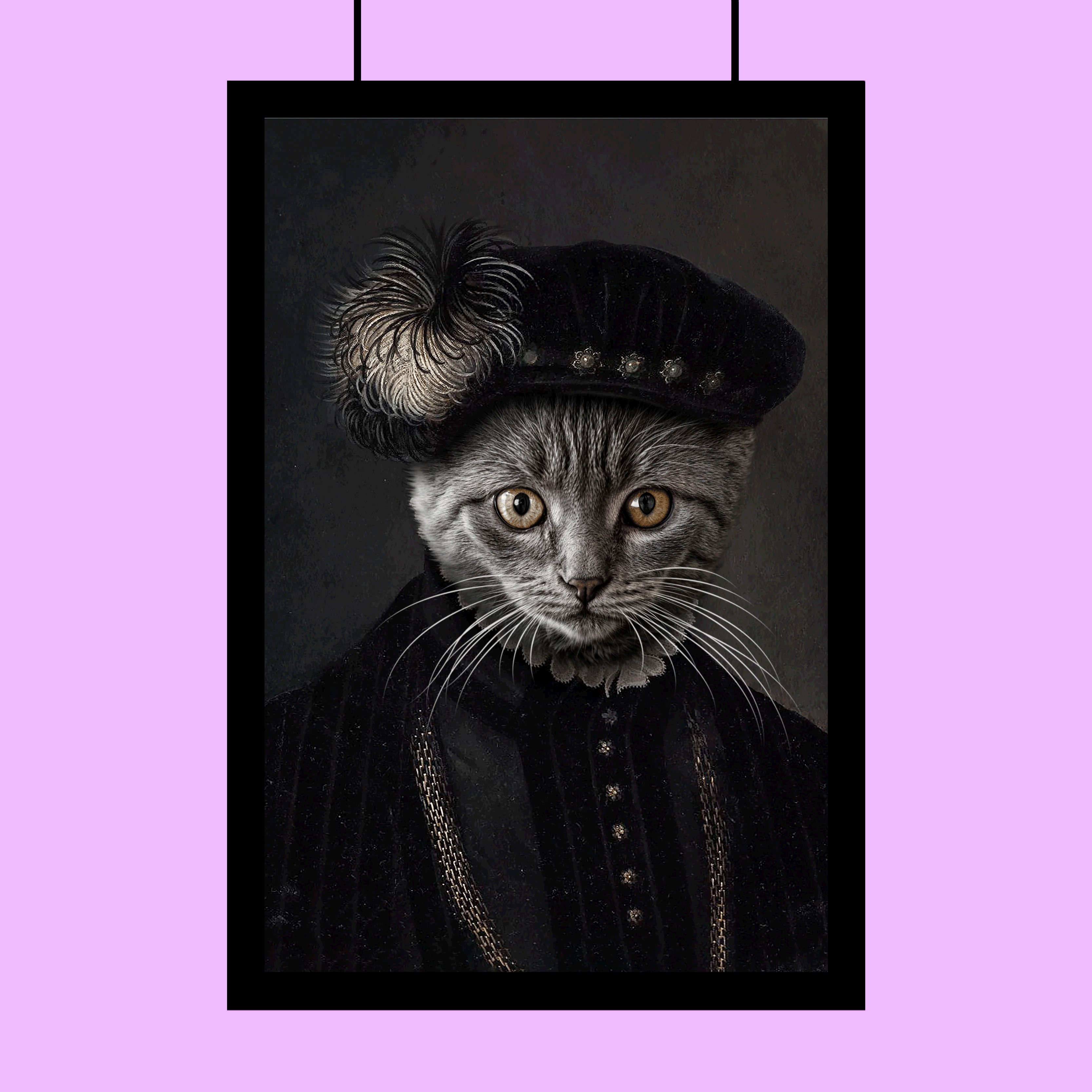 The Philosopher Custom Pet Portrait